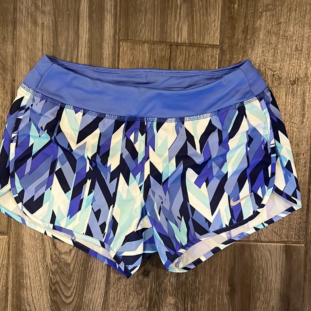 Nike Dri Fit patterned running shorts